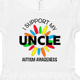 thumbnail image 4 of Inktastic I Support My Uncle Autism Awareness Girls Toddler Dress, 4 of 5