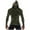Army Green, variant on Men's UPF 50+ Sun Shirts Hoodie with Mask Long Sleeve Thermal Compression Sports Base Layer Active Running Top
