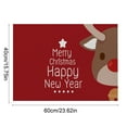 thumbnail image 3 of Christmas Floor Mat, Absorbent Polyester Entrance Mat, Non-Slip Indoor Door Mat for Kitchen, Bathroom, Entryway Holiday Decoration, Soft Cushioned Low-Profile Rug, Easy to Clean, 23.62x15.75 in, 3 of 6