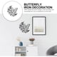 thumbnail image 3 of Iron Flower Butterflies Wall Art Butterflies Metal Wall Art Silhouette Decoration Black, 3 of 3