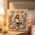 thumbnail image 3 of DIY Jesus Pearl Art Kit 3D Bead Painting Relaxing Craft for Adults, Christian Stress Relief Activity Faith Home Decor, 12×12in, 3 of 7