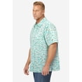 thumbnail image 3 of KingSize Men's Big & Tall The No-Tuck Casual Short Sleeve Shirt, 3 of 5