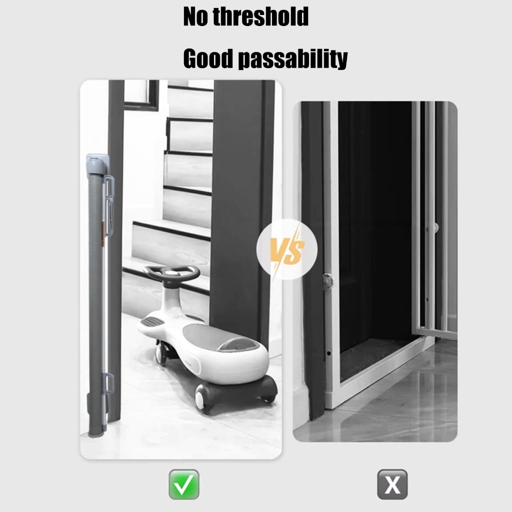 Expandable Pet Barrier Gate Adjustable Width 35 6cm To 145 6cm Needed Dog Gate For Home Doorways