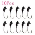 thumbnail image 1 of Cheers.US 10 Pcs 1.5g 2.4cm Fishing Hooks Smooth Surface Easy Installation High Carbon Steel Jig Hooks with Round Jig Head Compatible, 1 of 7