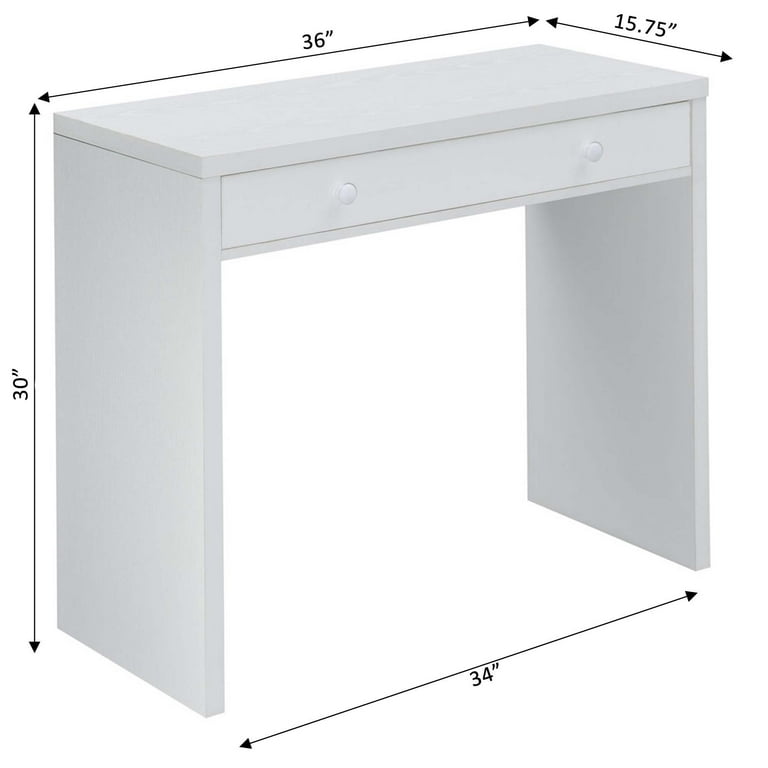 30 inch white sale desk