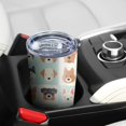 thumbnail image 5 of 20 Oz Lovely Dog Breeds Coffee Tumbler Double Wall Insulated Stainless Steel Water Bottle | Metal Reusable Thermoses Flask with Cup Cap | Leak & Sweat Proof with Anti-Dust Lid, 5 of 7