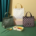 thumbnail image 2 of Bento Insulated Bag Heat Retention Zipper Closure High Capacity Cold Preservation Leakproof Lining Keep Warm Thicken Bento Handbag Lunch Box Insulated Organizer Picnic Tool, 2 of 12