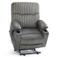 thumbnail image 6 of MCombo 180° Lay Flat Power Lift Recliner Chair for Elderly, Sleep Recliner with Full Body Heating, Dark Grey, 6 of 11