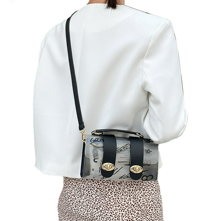 Beach clutch in signature clear canvas new arrivals