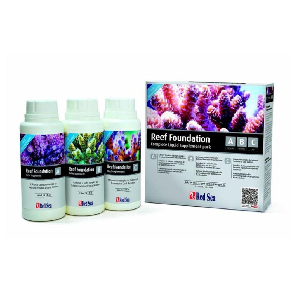 Red Sea Reef Foundation ABC Complete Liquid Supplement Pack