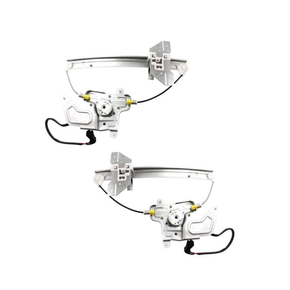 KarParts360 For Pontiac Grand Am 1999-2005 Sedan Window Regulators Driver and Passenger Side | Pair | Rear | Power | With Motor | Replacement For GM1550104, GM1551104 | 22730703, 22730702