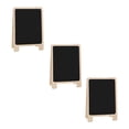 thumbnail image 6 of Jiandong wooden billboards 3pcs Wooden Chalkboards with Easels for Party Decoration(5.31X5.31X3.54Inch), 6 of 10