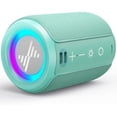 thumbnail image 1 of wonima11 Small Portable Bluetooth Speaker with Lights, TWS Stereo Surround Sound, Type C Powered, Bluetooth 5.3, TF Card Input, Wireless for Outdoor Home, Coolest Gifts, 1 of 1