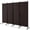 Brown, variant on Pemberly Row 4 Panel Folding Room Divider 6FT Rolling Privacy Screen White