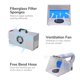 thumbnail image 3 of Portable Airbrush Paint Spray Booth Kit Extension Hose w/ Fan For Toy Part Model Yescom Modern, 3 of 9