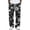 01#Dark Blue, variant on Halloween Waffle Pajama Pants for Men Big and Tall Plus Pumpkin Drawstring Loungewear Funny Baggy Cute Goth Family Pj Pants Dark Blue XL