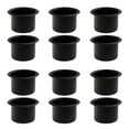 thumbnail image 1 of Portavasos de aleación Cola Empotrados en Negro para Bebidas para Barco Coche Marine RV Diámetro Interno 80mm, 1 of 8
