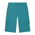 thumbnail image 4 of Dwellite Mens Workout Capris Gym Hiking Shorts Zipper Pockets Lightweight Athletic 3/4 Capri Pants Dark Green XL, 4 of 4