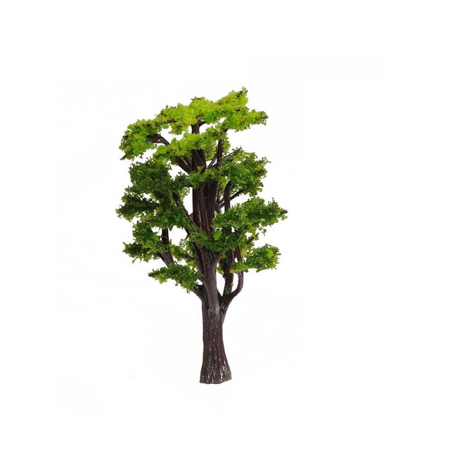 Wosthever Árbol en miniatura de arena planta jardín ornamento de paisaje modelo de construcción DIY parque simulación decoración escena Decoración del hogar 10cm Wosthever HA074669-02