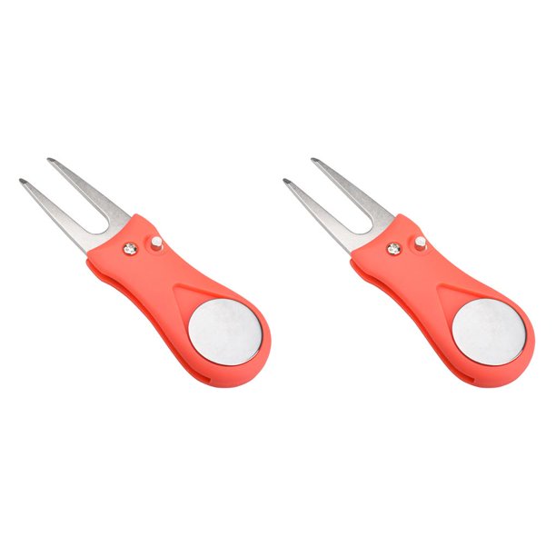 Herramienta de reparación de césped de golf Toystoory CBP224546 Marcador de bola de mano con resorte plegable profesional