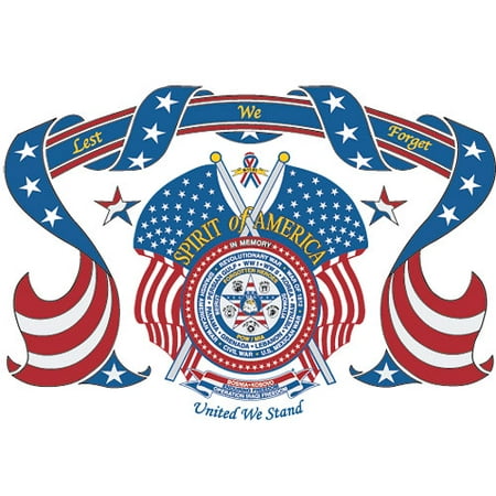 Spirit of America Flag, 3'W x 5'L