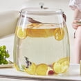 thumbnail image 5 of JoyMoreHome 5L Plastic Beverage Dispenser Container with Stainless Steel Spigot and Handle Leakproof Iced Juice Lemonade Drink Dispensers for Parties Large Clear Punch Pitcher with Lid Kombucha Jar, 5 of 9
