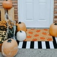 thumbnail image 4 of Fsqjgq Fall Door Mat Washable Halloween Welcome Doormats Pumpkin Bathroom Rugs Home Decor Non Slip Floor Mats Thanksgiving Carpet Area Rugs 15" x 23", 4 of 6
