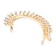 thumbnail image 2 of 1PC Rock Punk Clear Rhinestone Decor Ear Cuff Wrap Pendiente para El Oído Izquierdo, 2 of 7