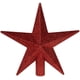 thumbnail image 1 of Estrella para árbol con purpurina roja, complemento navideño festivo para cualquier decoración navideña, plástico brillante resistente a roturas, sin iluminación, 1 of 3