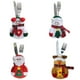 thumbnail image 4 of Advancent 1/6 Uds cuchara de Navidad tenedor bolsa Navidad Año Nuevo decoración único exquisito soporte para cubiertos organizador vajilla Kits de decoración para fiestas 1 7x10x13cm Advancent JJ16291-01, 4 of 6