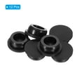 thumbnail image 3 of Uxcell 28mm Diameter Rubber Hole Plugs, 12 Pcs Silicone Rubber Round Hole Stoppers for 27mm Hole, Black, 3 of 6