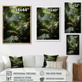 thumbnail image 4 of Designart "Sunset Among Ivory Islands Jungle Palms I" Palms & Palm Trees Floater Framed Wall Art Prints, 4 of 5