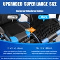 thumbnail image 2 of Philowng Extra Large Gel Seat Cushion, Thick Orthopedic Pressure Relief Pillow for Long Sitting, Office Chair, Wheelchair and Car, 2 of 8