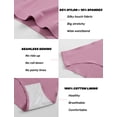 thumbnail image 3 of Braguitas de bikini Caterlove sin costuras para mujer, paquete de 6, 3 of 5