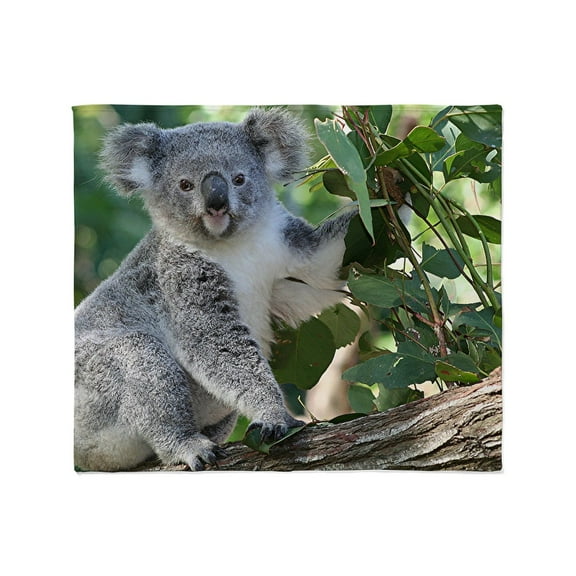 CafePress - Cute Koala Throw Blanket - Soft Fleece Throw Blanket, 50"x60" for All Ages