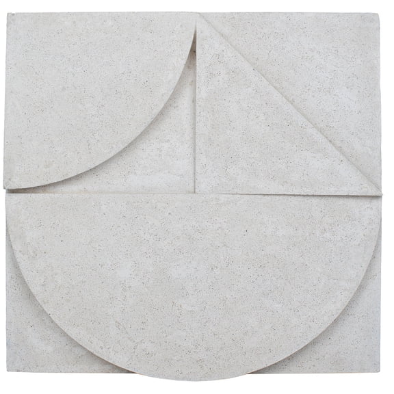 Ren Wil W6710 Mojave 24" X 24" Volcanic Rock Wall Mounted Decorative Panel - Off White