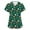 AD04_Dark Green, variant on Resicozy Christmas Scrubs Tops for Women Funny Print Short Sleeve V Neck Cute Nurse Uniforms T Shirts with Pockets Black M
