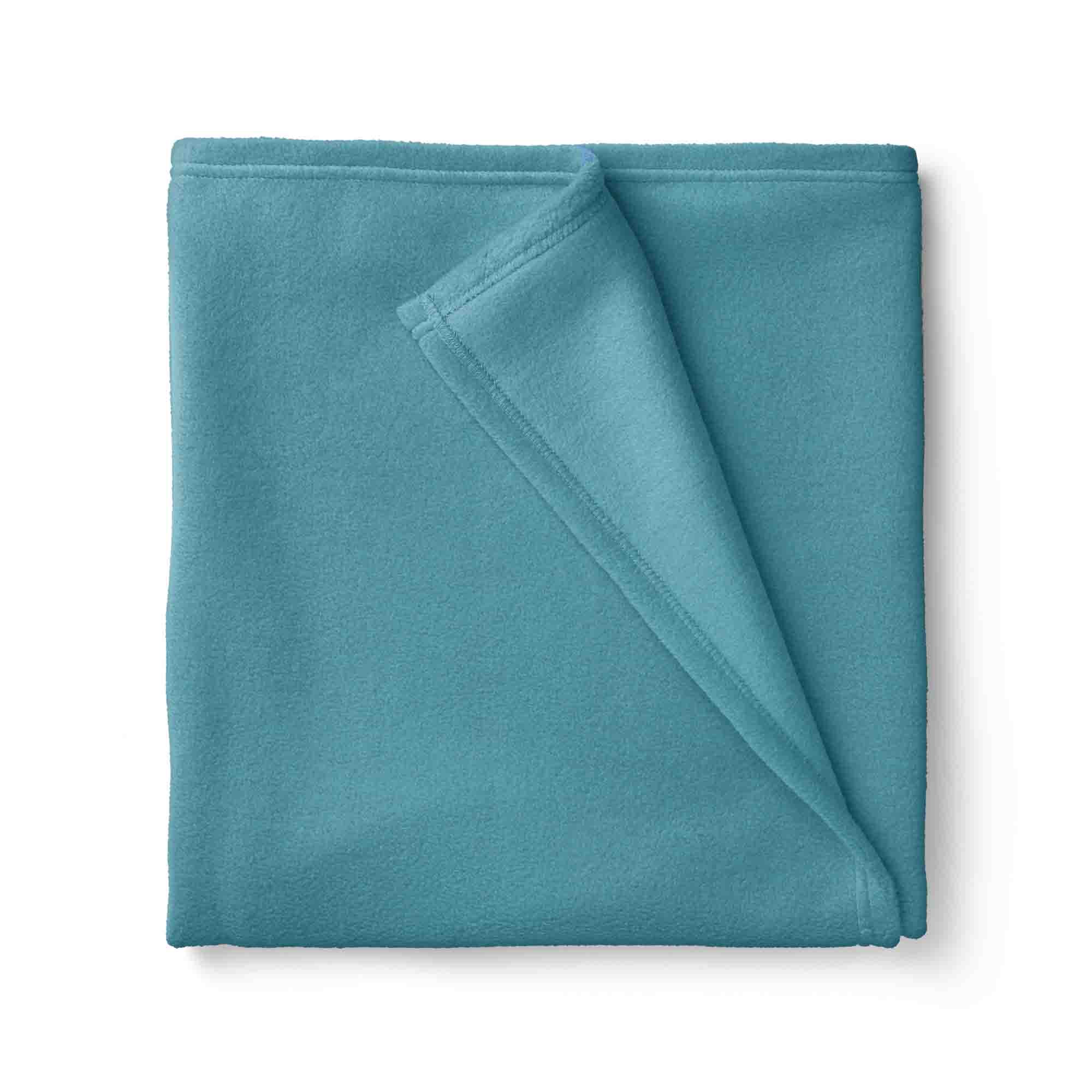 Mainstays 1.5 Yards 100% Polyester Lux Anti-pill Fleece Solids, Turquoise, 60" Wide for Crafts