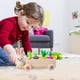 thumbnail image 3 of Fiudx Ofertas flash del día De Juguete De Madera Para Niños Pequeños - Zanahorias De Juguete Para Bebés De 1 Año Forma Y Tamaños De Frutas Juego De Bloques De Rompecabezas De Madera Juegos De Juguete, 3 of 4