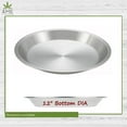 thumbnail image 2 of AME D'ESSENCE (1PC-12) Aluminum Pie Pan Commercial Grade Round Pie Plate Size 12" x 1mm Thick, 2 of 7