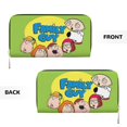 thumbnail image 3 of Family Guy Hand Wallet Card Bag Long Leather Wallet Handbag Clutch Purse Storage Bag Zip Organizer With Card Slots, 3 of 8