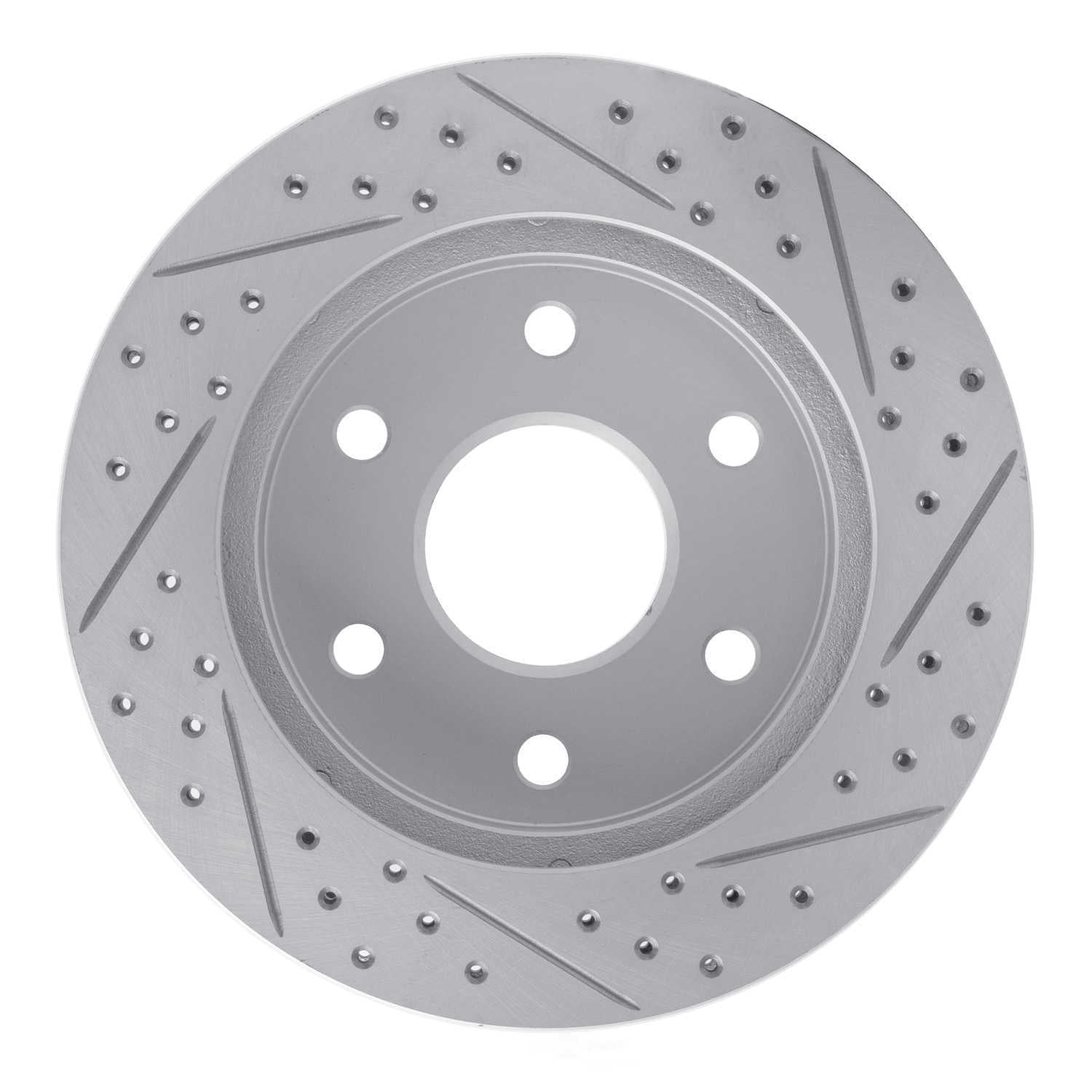 Dynamic Friction Company 830-67080R DFC Geoperformance Rotor - Drilled and Slotted