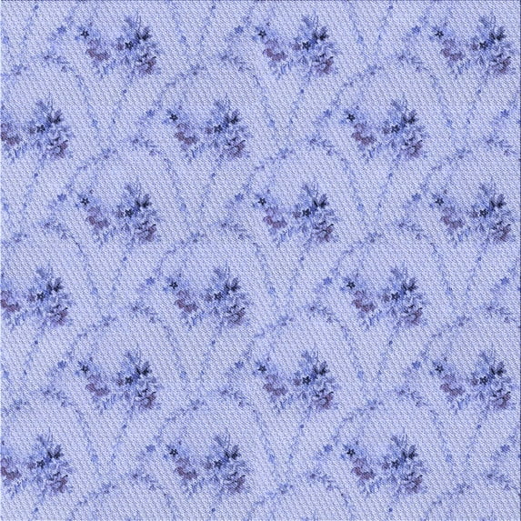 Ahgly Company Indoor Square Patterned Light Slate Blue Area Rugs, 6' Square