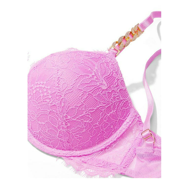 Victoria's Secret Plunge Bra - Hot Pink, Size 38DD