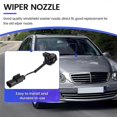 thumbnail image 4 of Windshield Washer Nozzles 2118600147 for Mercedes-Benz W203 C W209 CLK CLK350, 4 of 5