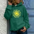 thumbnail image 2 of Sudaderas con capucha informales para mujer, sudadera con estampado de girasol, suéter con capucha Pompotops  gfhjh5979, 2 of 9