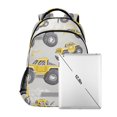 thumbnail image 7 of FORMRS Kids School Backpack Elementary Student Unisex Travel Bookbag with Reflective Stripes, Trucks Pattern, 7 of 7
