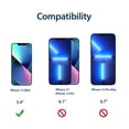 thumbnail image 2 of FREEDOMTECH 3-Pack For Apple iPhone 13 Mini Brand New High Quality 9H Premium Real HD Tempered Glass Screen Protector LCD Protector Film For iPhone 13 Mini 5.4", 2 of 5