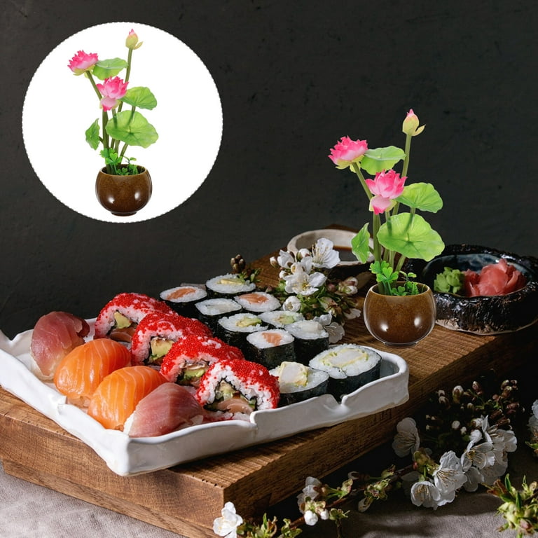 Artificial Flower Sushi Plate