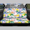 thumbnail image 6 of Uourmeti Colorful Palm Tree Pattern Car Seat Covers Full Set Breathable Automotive Seat Covers Full Set Easy to Install Washable Durable Fit for Trucks Cars, 6 of 10